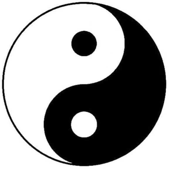 vlrwzc Wall Stickers Chinese Traditional Pattern Tai Chi Yin Yang Fish Personality Creative Decoration PVC Wall Stickers