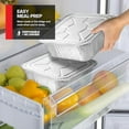 thumbnail image 6 of Disposable Foil Pans with Lids (Set of 40) Heavy Duty Aluminum Pans with Lids (20) 9x13, (10) 8x8, (10) 1-Lb Baking Tins with Covers for Cooking, Heating, Storing, Holiday Dinner Meals, 6 of 7