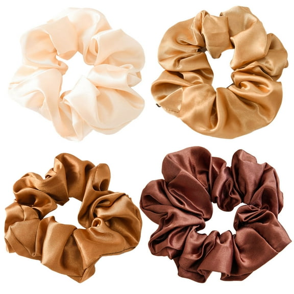 Powodzenia Large Silk Curl Women's Hair Band - Satin Silk Curl Large Wide Gain Soft Chiffon Cute Curl