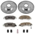 thumbnail image 3 of PowerStop Front Z26 Street Warrior Carbon-Fiber Ceramic Brake Pad and Drilled and Slotted Rotor Kit Fits: ACURA Select Models K1237-26, 3 of 9