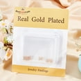 thumbnail image 6 of 8Pcs Double Sided Spacer Beads 18K Gold Plated Brass Cubic Zirconia Flower Beads Caps, 6 of 6