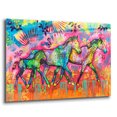 thumbnail image 2 of Epic Art 'Horse Family' by Dean Russo Acrylic Glass Wall Art, 36" x 24", 2 of 8