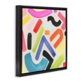 thumbnail image 3 of Stupell Industries Modern Modern Squiggle Shapes Black Floating Frame Canvas Art, 18 x 18, by June Erica Vess, 3 of 8
