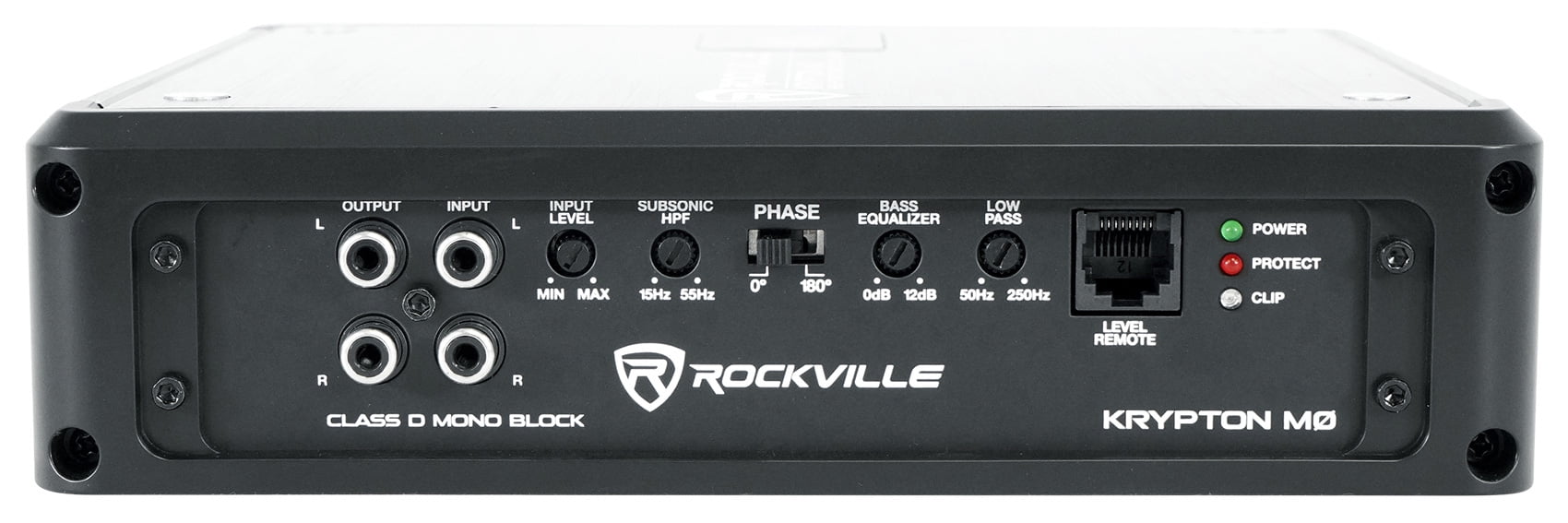 Rockville KRYPTON-M0 1400w Peak/350w RMS Mono 1 Ohm Car Amplifier Amp+Remote
