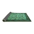 thumbnail image 2 of Ahgly Company Indoor Rectangle Persian Turquoise Blue Traditional Area Rugs, 2' x 3', 2 of 4