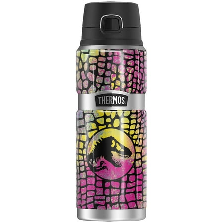 

Jurassic World Neon Cmyk Scales THERMOS STAINLESS KING Stainless Steel Drink Bottle Vacuum insulated & Double Wall 24oz