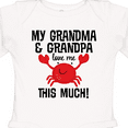 thumbnail image 4 of Inktastic Grandma Grandpa Love Me Boys Boys or Girls Long Sleeve Baby Bodysuit, 4 of 5
