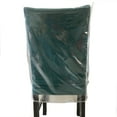 thumbnail image 4 of Plastic Dining Chair Covers with Backrests,Clear PVC Seat Chair Protector Waterproof Cover,Fit W/21 x D/18 Inch (2 Pack), 4 of 5