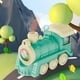 thumbnail image 1 of Juguetes de trenes eléctricos, juguetes educativos para edades tempranas Juguete interactivo para padres y hijos Juguetes para vehículos Yotijar Juego de pista de tren, 1 of 9