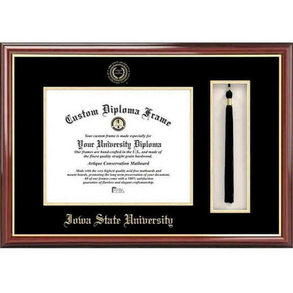Iowa State University 8.5" x 11" Tassel Box and Diploma Frame