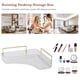thumbnail image 3 of Estantes de Baño Bsvklp Metal Impermeables Una Sola Capa Blanca, 3 of 6