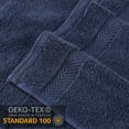 thumbnail image 3 of Superior Zero Twist Cotton 12 Piece Assorted Towel Set, Midnight Blue, 3 of 11