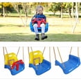 thumbnail image 5 of Baby Swing, 3 in 1 Baby Kids Swing, Baby Swing Seat with Backrest and Safety Belt, 6 Months to 6 Years, Indoor Outdoor Swing Set (Blue 3 in 1), 5 of 5