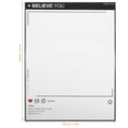 thumbnail image 2 of WASHWEPE 1Pack Multi Color Minimalist Design Fridge Planning Whiteboard For Students 15.7x11.8in, 2 of 7