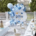 thumbnail image 4 of 1 Set Balloon Arch Set Glitter Decorative Emulsion Happy Festival Balloon Garland for Wedding, 4 of 10