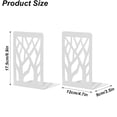 thumbnail image 4 of Bookends Decorative Book Ends-Casewin Metal Black Heavy Duty Man Bookend Studious Reading Book end Bookshelf Decor for Bedroom Library Office School Book Display Desktop Organizer Adults Kids Gift, 4 of 7
