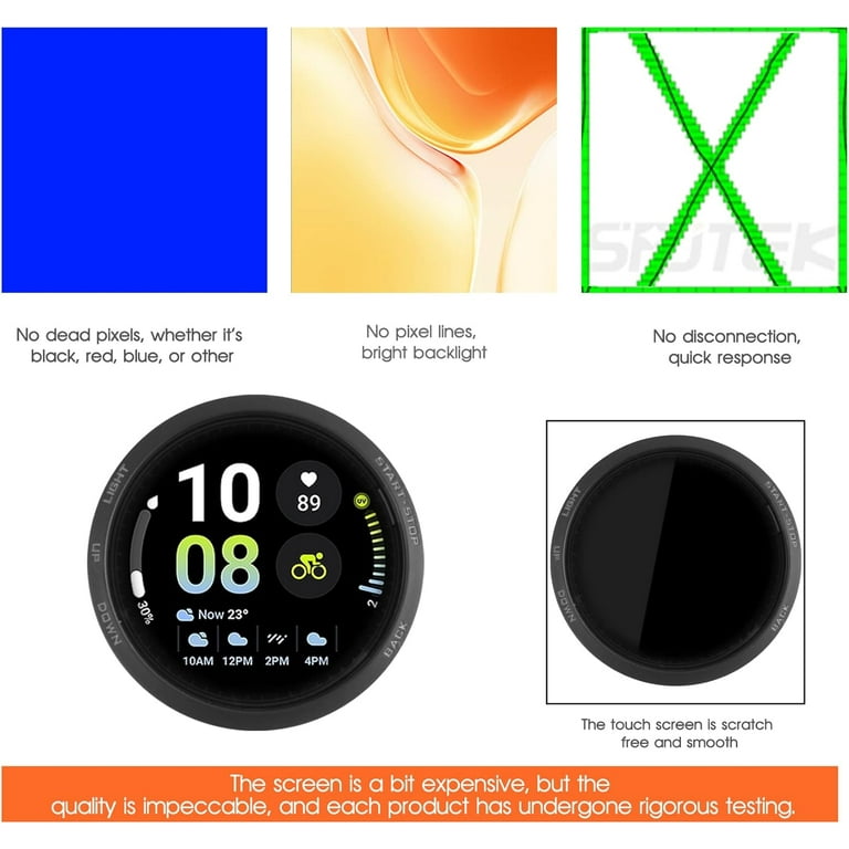 Screen Replacement For Garmin Forerunner 935 Running GPS Unit Smart Watch LCD Touch Display Digitizer Assembly with Frame Bezel and Tools Kits Repair Fix Walmart