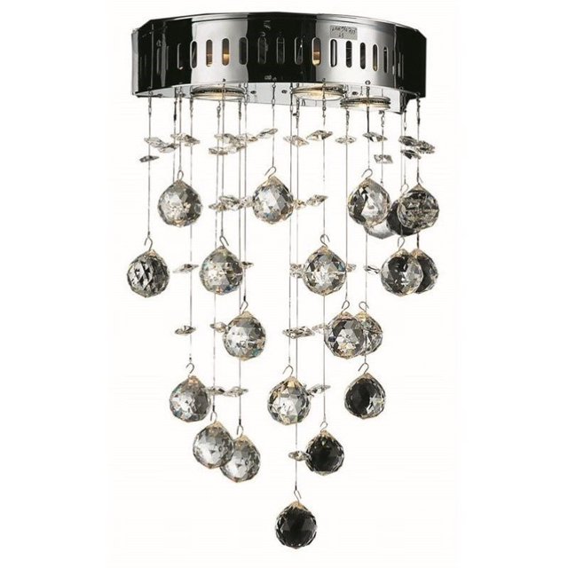 Elegant Lighting Galaxy 17" 3 Light Spectra Crystal Wall Sconce