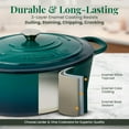 thumbnail image 3 of Larder & Vine 8 qt Enameled Cast Iron Dutch Oven with Lid | For Soup, Stew, and Bread, 3 of 8