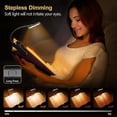 thumbnail image 2 of Gritin 19 LED Rechargeable Book Light for Reading in Bed with Memory Function- Eye Caring 3 Color Temperatures,Stepless Dimming Brightness,80 Hrs Runt, 2 of 5
