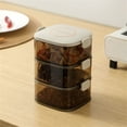 thumbnail image 2 of Hinati Sales Today Deals Sales 3 Layer Seasoning Rack Sugar Storage Containers Box Airtight Food Storage Containers Set, Pantry Organization Canisters for Kitchen Pantry Organization and Storage, 2 of 9