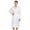 White, variant on Baqcunre Pajama Set Men'S Solid Color Thin Loose Large Sleeved Spring And Autumn Smooth Cardigan Gown Bathrobe Sweatshirts For Men Tops For Men White L