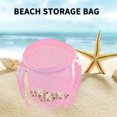 thumbnail image 5 of Zmeidao Children's Mesh Beach Bag Storage Bucket Empty Mesh Yarn Bag Small Round Yarn Storage Box Portable Beach Toy Storage Bag, 5 of 7