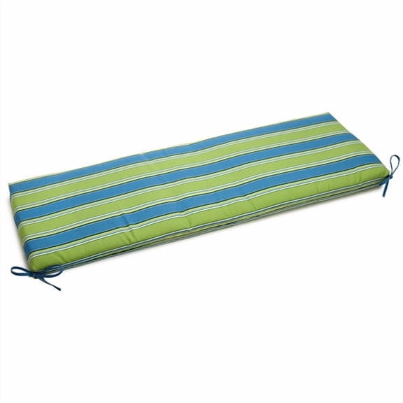 60-inch by 19-inch Spun Polyester Bench Cushion - Passion Ruby