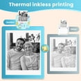 thumbnail image 6 of Blozor Mini Thermal Sticker Printer XenGro,Portable Inkless Bluetooth Photo Printer with 4 Rolls Paper,Wireless Pocket Label Maker, 6 of 9