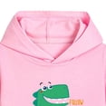 thumbnail image 5 of Toddler Boys Clothes Long Sleeve Sweatshirt & Pants Casual Kids Boy Fall Winter Outfits Set,casual kids clothes(Pink,5-6 Years), 5 of 5