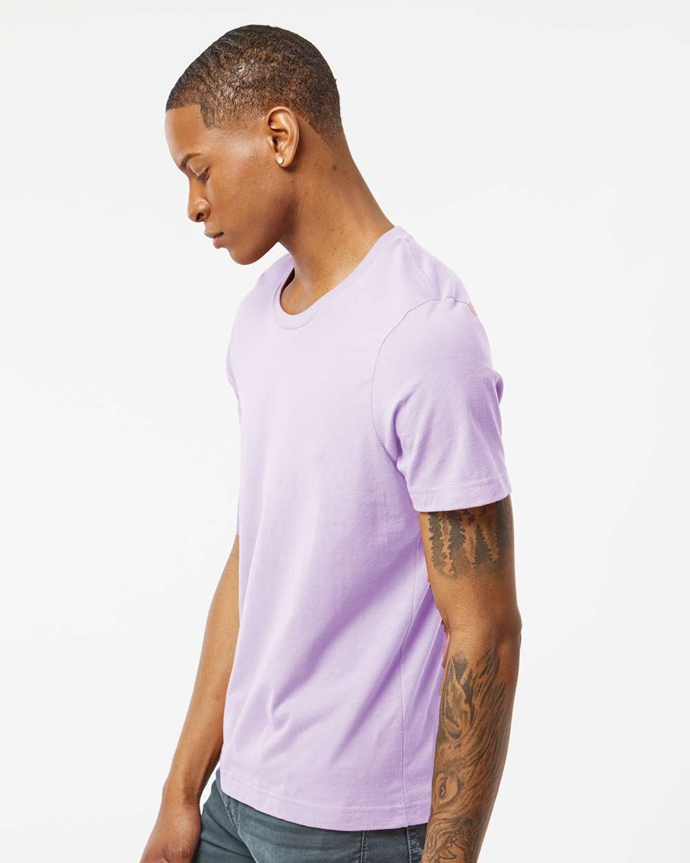 Tシャツ・カットソー MEDM Money Lucky Washed t-shirts purple rose 520 unisexual Tultex - Unisex Premium Cotton T-Shirt - 502 - Lavender