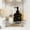 Black, variant on DZQMTKX Glass Soap Dispenser Refillable, Smooth Pump Dispenser for Hand Soap, Lotion and Shampoo, Space-Saving Elegant Design for Kitchen, Bathroom, and Powder Room