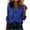 Blue, variant on Long Sleeve Shirts for Women, Casual Button-Down Blouse in Soft Polyester for Everyday Versatility and Layering