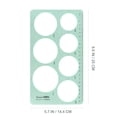 thumbnail image 3 of CIMAXIC 4pcs Measuring Template Stencil Geometric Stencils Multiple Shapes Drawing Tools,9.84"X5.67"X0.04", 3 of 4