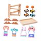 thumbnail image 4 of Juguetes de rampa de madera para autos, juguetes educativos de pista de carreras de madera, juguetes de caída de bolas de pista Montessori para niños, 4 of 9