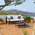 thumbnail image 2 of RST Brands Barcelo 2 PC Fabric Outdoor Sofa & Coffee Table - Centered Ink/White, 2 of 7