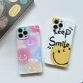 thumbnail image 2 of HAHDAXIA Cute Square iPhone 12 Pro Max Smile Case, Slim Full Camera Lens Protection Colorful Grid Dropproof Bumper for Women Girls Soft TPU Silicone Shockproof Protective Phone Cases Cover(Ye, 2 of 6