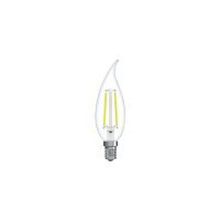 

GE Relax HD - LED light bulb - shape: angular candle - clear finish - E26 - 4 W (equivalent 40 W) - soft white light - 2700 K (pack of 2)