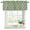 Sage Green, variant on 2 Pack Black Morocco Valances for Windows Bedroom Living Room Window Treatments, Boho Vintage Quatrefoil Geometric Plaid Rod Pocket Valance Drapes Short Kitchen Curtains Over Sink 54"x18"