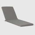 thumbnail image 6 of WestinTrends Solace Outdoor Chaise Lounge Chair Cushions Set of 2, 74" x 22.5", Grey, 6 of 8