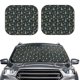 thumbnail image 2 of Balery Gold Snowflake Christmas Tree Parasol para parabrisas de coche de 2 piezas | Parasol plegable para parabrisas delantero de coche para la mayoría de sedanes-Large, 2 of 6