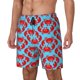 thumbnail image 1 of Balery Cartoon Crabs Bañador para hombre, shorts de playa de secado rápido con entrepierna y forro de compresión-3X-Large, 1 of 6