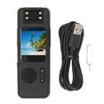 thumbnail image 2 of Cam Body Cam, Rotacia de 180 Grados Cámara Portátil Video Grabación Tipo C Para Bicicleta Deportiva Al Aire Libre, 2 of 7