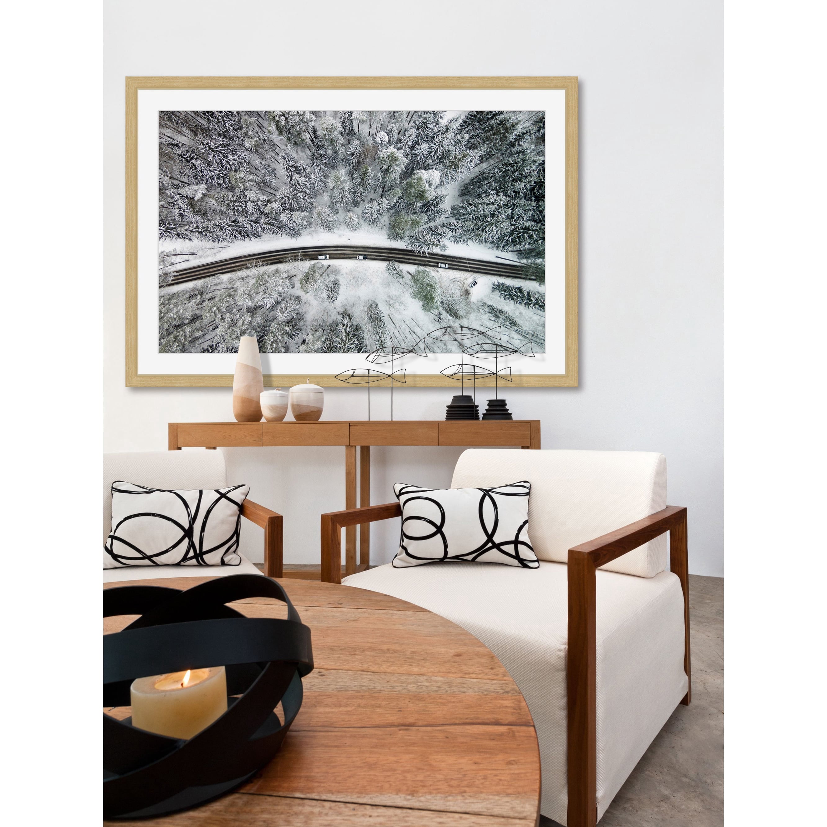 Icy Firs by Karolis Janulis Framed Photographic Print