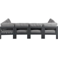 thumbnail image 3 of Meridian Furniture Nizuc Grey Outdoor Patio Modular Sectional, 3 of 8