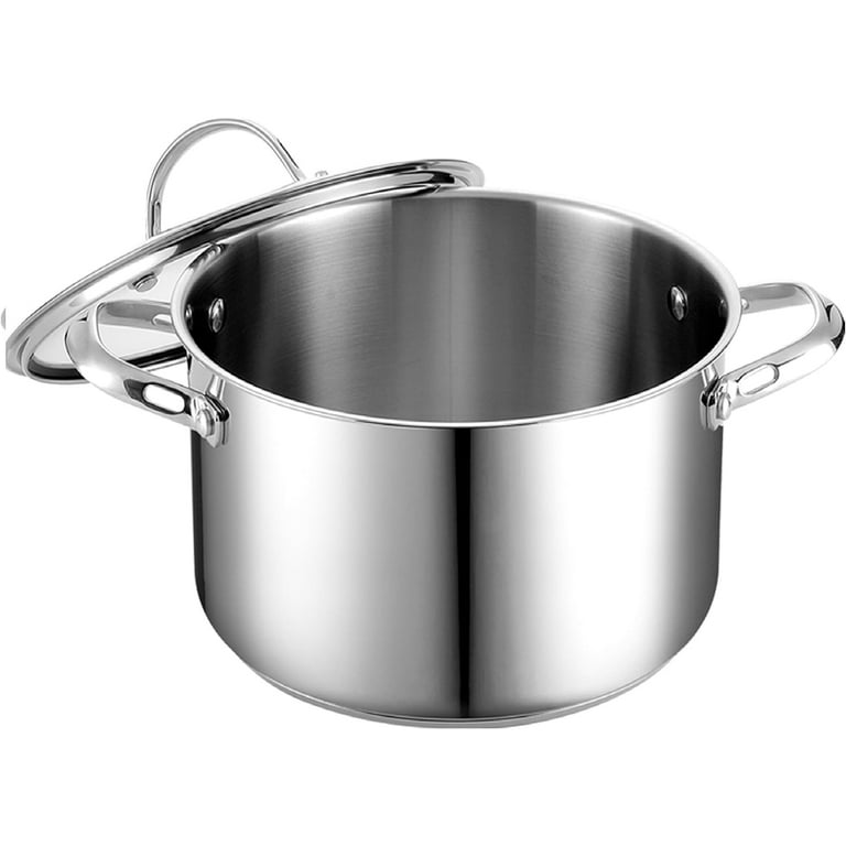 Cooks Standard Stainless Steel Stockpot with Cover, 6-Quart 