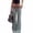 46# Multicolor, variant on Striped Fold Over Sweatpants Women Y2K Leggings Low Rise Foldover Ladies Yoga Pants Straight Bottom Clothes Blue S