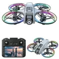 thumbnail image 6 of Pyaiiner Drone with 4.5Inch Screen Remote Control Brushless Motor and Cool LED Lights Drones 2.4G RC Quadcopter Altitude Hold Obstacle Avoidance for Kids Adults, 6 of 9