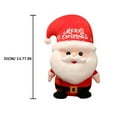 thumbnail image 2 of hirigin Christmas Santa Claus Plush Toys Lovely Soft Stuffed Toys Doll Christmas Hat Decorations Holiday Party Gifts, 2 of 8