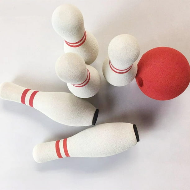Juego de bolos para niños, juguete deportivo de bolos, recuerdos de fiesta, juego de bolos interactivo divertido y silencioso, juego de bolos interior